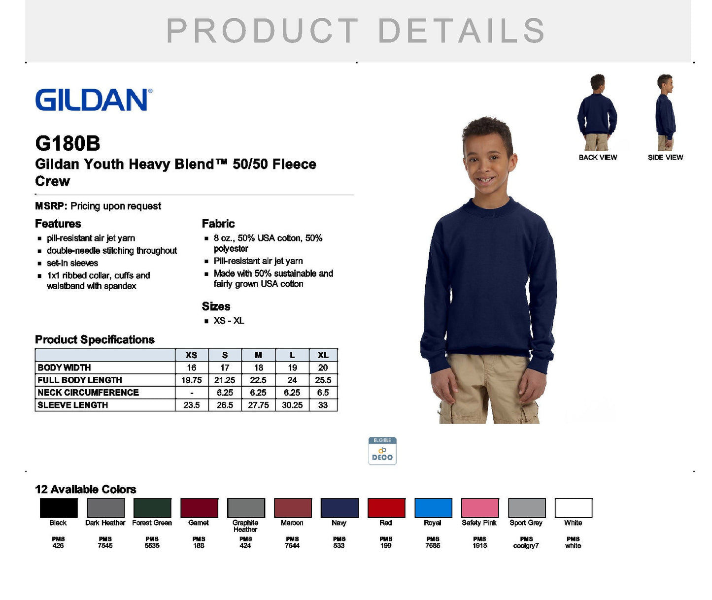 Youth Show Pig Black and White Stripe Turquoise Show Animal Sweatshirt