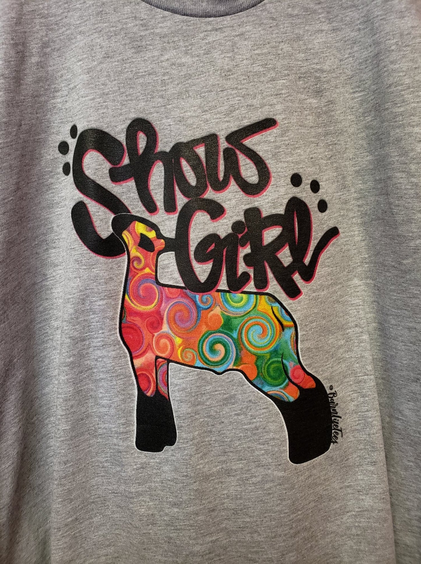 Show Sheep Show Girl Sheep Graphic T-Shirt