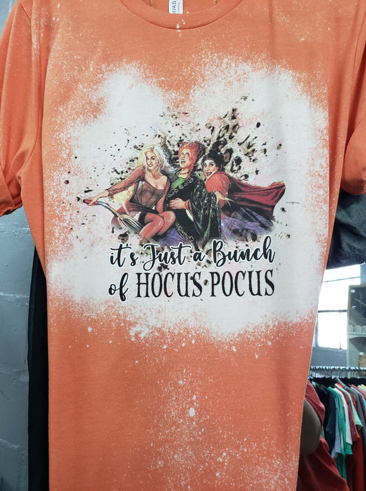 Just a Bunch of Hocus Pocus Bleached T-Shirt 2