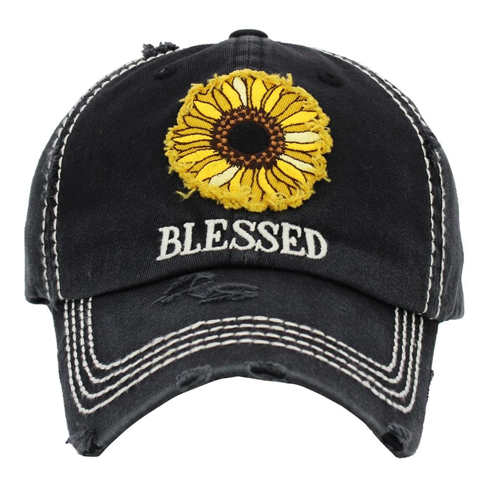 Blessed Distressed Baseball Cap