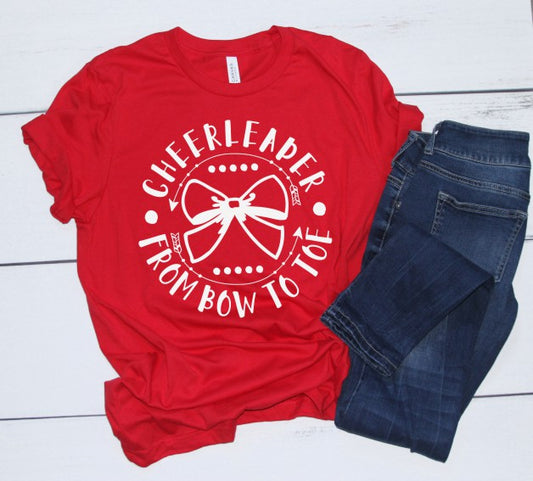 Cheer From Bow to Toe T-Shirt