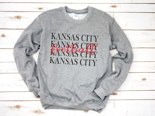 Kansas City Glitter Sweatshirt