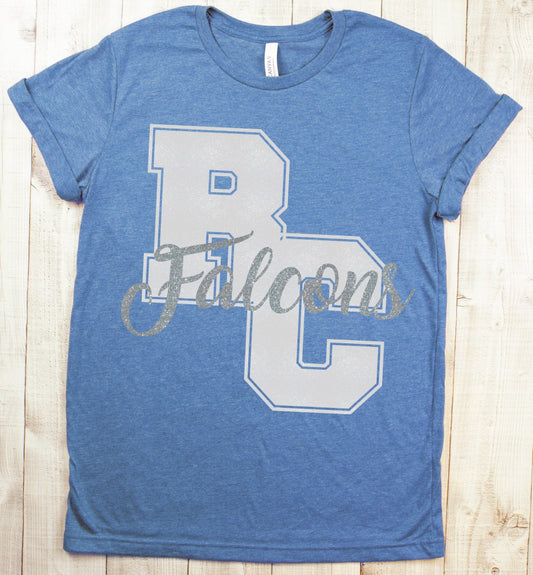 RC Falcons Glitter Tee