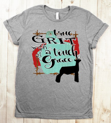 Show Sheep True Grit and Grace Lamb Showing T-Shirt