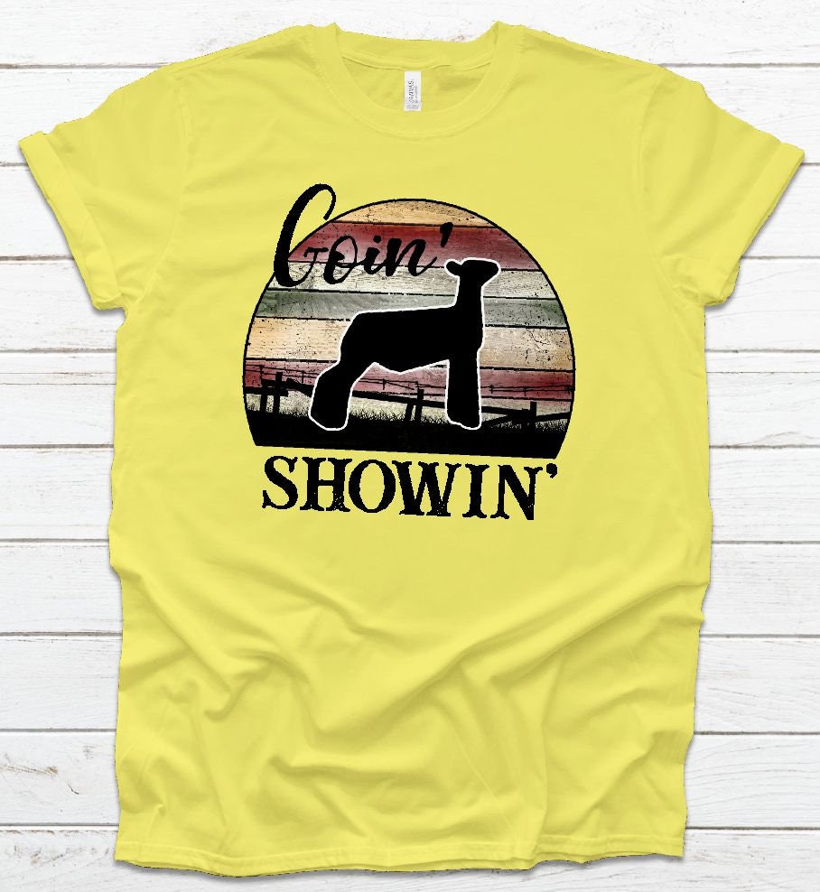 Toddler Show Lamb Goin' Showin T-Shirt/Livestock/Show Animals